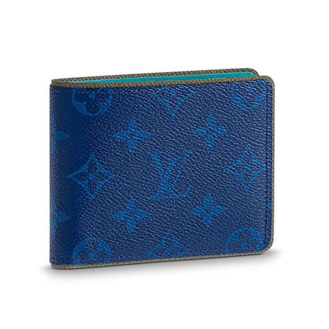 louis vuitton mens wallet blue|Louis Vuitton men's multiple wallet.